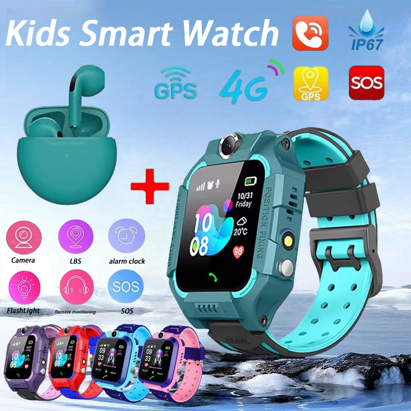 어린이용 스마트 워치 SOS 휴대폰 시계, SIM 카드 - Smartwatch Id 리뷰 및 가격