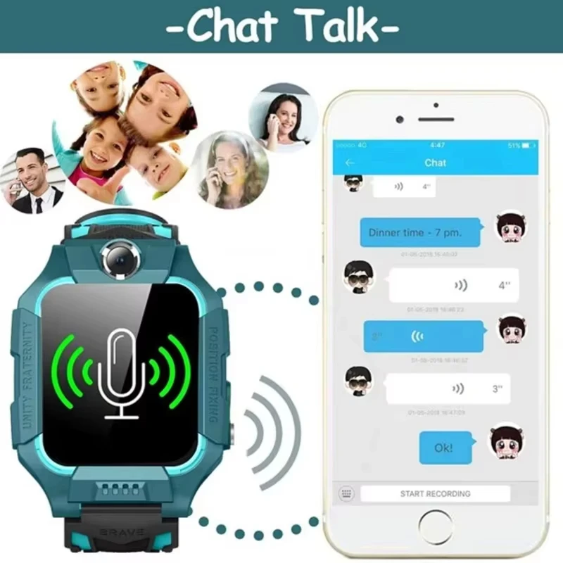 어린이용 스마트 워치 SOS 휴대폰 시계, SIM 카드 - Smartwatch Id 리뷰 및 가격