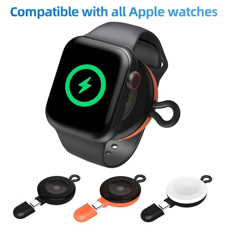 미니 타입 C 스마트 워치 무선 충전기 휴대용 키체인  - Smart Watch Accessories 리뷰 및 가격