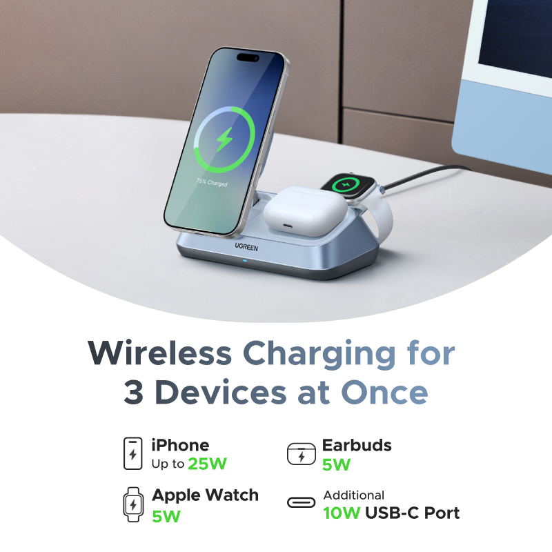 UGREEN Qi2 25W MAX 마그네틱 무선 충전기 - Smartwatch Ac 리뷰 및 가격
