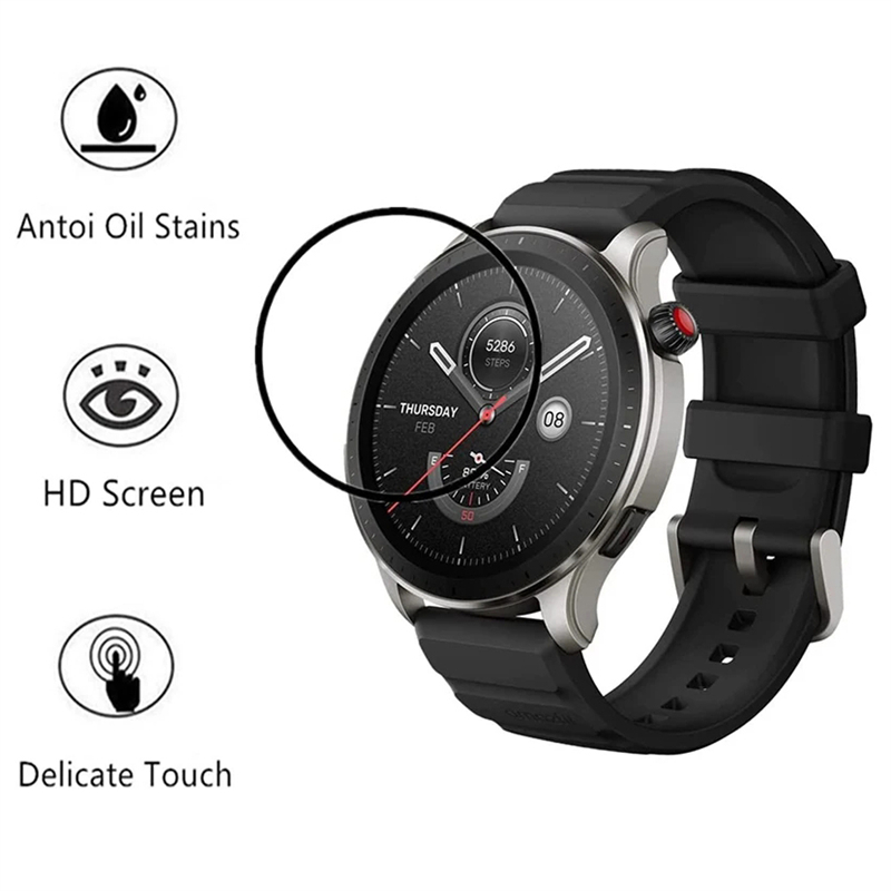 HD 커브드 스크래치 방지 필름, Amazfit GTR - Smart Watch Accessories 리뷰 및 가격
