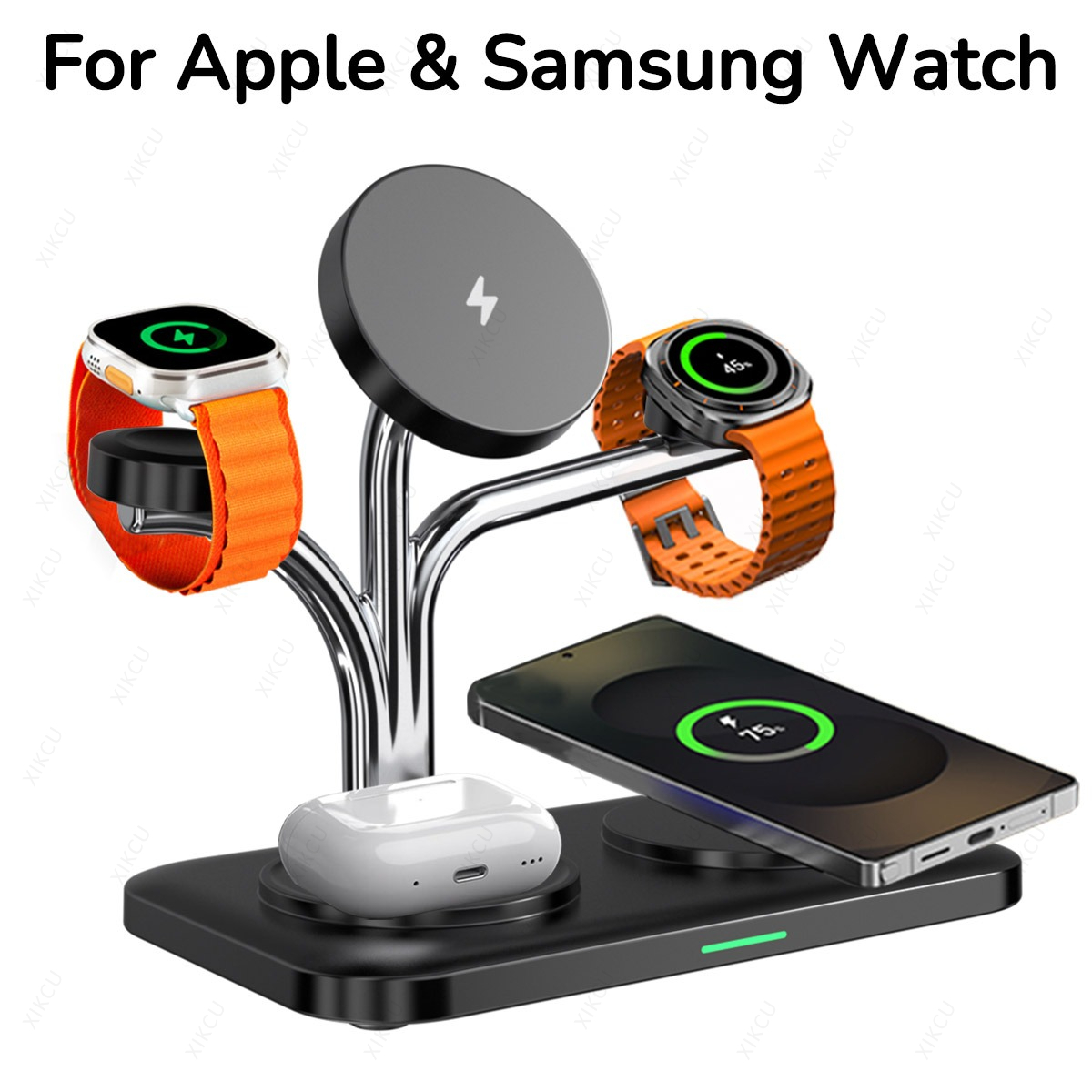 5 IN 1 마그네틱 무선 충전기 듀얼 폰 및 시계 고 - Watch Charger Cable 리뷰 및 가격