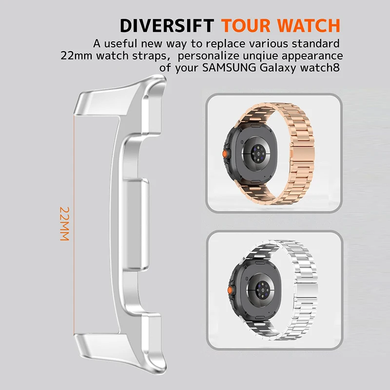 삼성 시계 8/8 클래식 44mm 40mm 금속 스테인 - Smart Watch Accessories 리뷰 및 가격