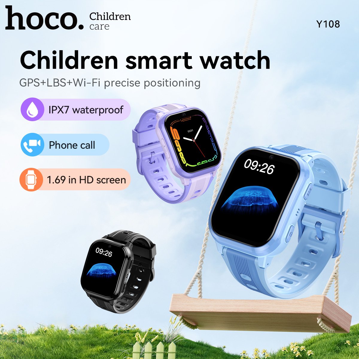 HOCO Y108 1.69인치 HD LCD 곡면 터치스 - Smartwatch Id 리뷰 및 가격